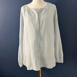 Gap Button Front Shirt/Bathing Suit Cover-up